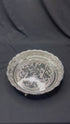 Pure Silver Floral Design Plate 400g